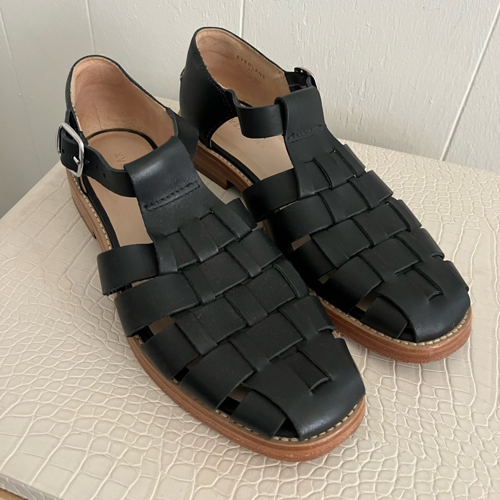 Everlane fisherman flats